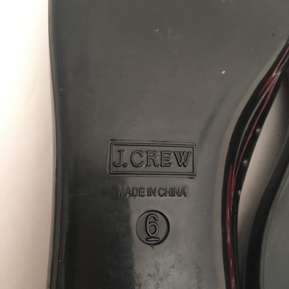 👗 J. Crew Jelly Bow Ballet Flats w/ gold Accent - Picture 6 of 7